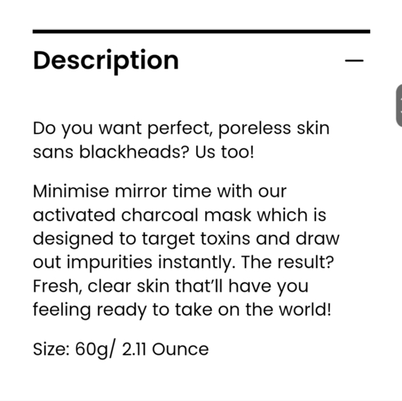 Blaq activated charcoal mask NEW - Picture 5 of 5